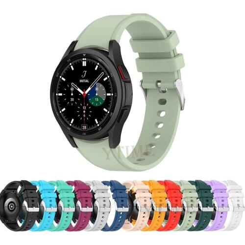 For Samsung Galaxy Watch 4 classic 46mm 42mm smartwatch Strap Original Style Silicon Sport Bracelet Galaxy Watch4 44mm 40mm band