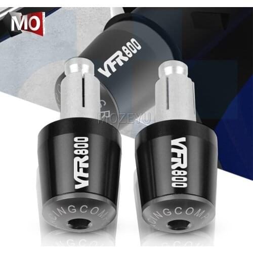 7/8" 22mm Motorcycle Handlebar Grips End Handle Bar Cap End Plug For HONDA VFR 800 Fi/W1 VTEC VFR800/F VFR 800F 1998-2017 2016