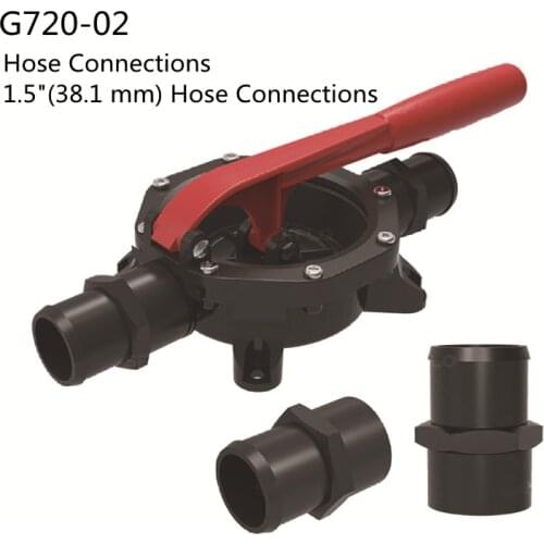 Manual Bilge Pump Up To 720GPH Flow Rate 1.5 Inch Hose Connections Hand Water Pump For Marine Yacht RV Industrial Kayak