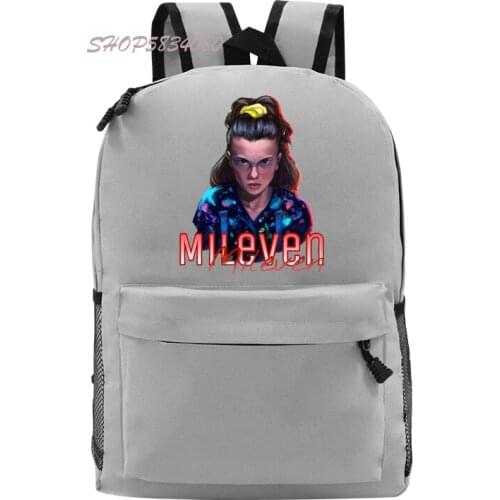 Stranger Things Print Student Schoolbag Anime Men Women Fashion Backpack Travel Shoulder Travel Bags Outdoor Work Leisure Bag