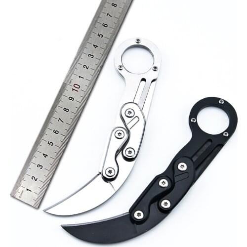 150mm Folding Knife Survival Tactical Karambit Pocket Knife Outdoor Combat Hiking Camping Hunting Knives EDC Self-defense Tool