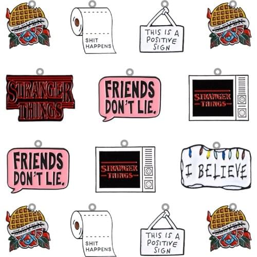 TAFREE Daily Necessities Tips Interesting Acrylic Pendant Epoxy Jewelry Making Pendant Earrings Necklace Parts Accessories