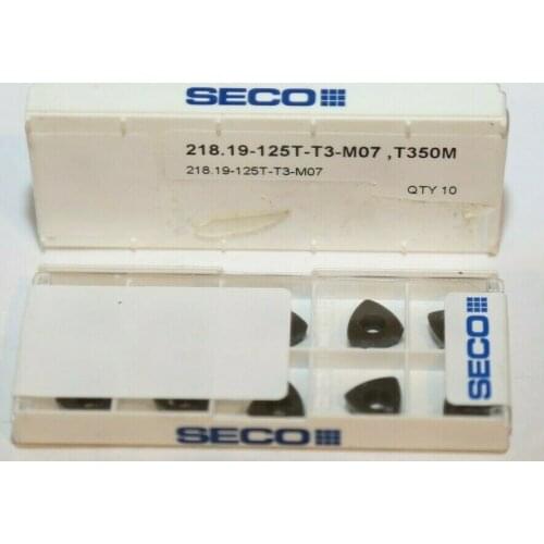 10PCS CARBIDE INSERT 218.19-125T-T3-M07 T350M