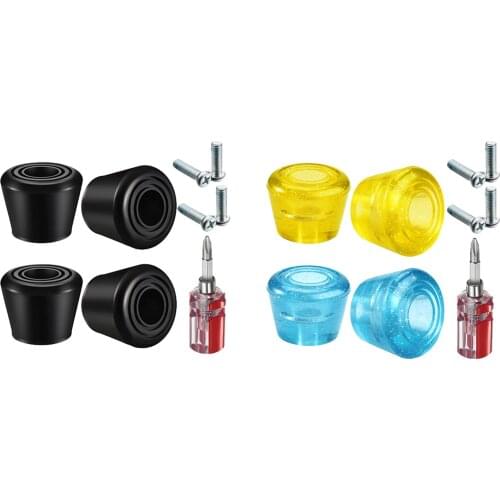 4x PU Roller Skate Top Stopper Blocker Stop Plug Stopping Safety Pads