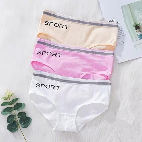 8Pc/lot Girls' Soft Cotton Underwear Bring Cool, Breathable Comfort Experience Panty 10-14Y