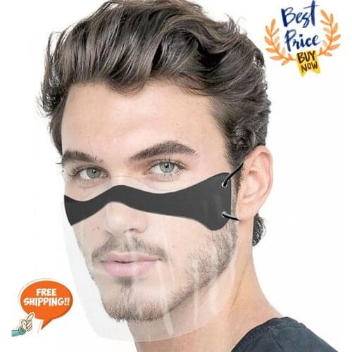 Transparent Masks Permanent Anti Fog Catering Food Hotel Chef Waiter Plastic Kitchen Restaurant Masks Kitchen Tools Accessories
