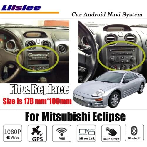 Android For Mitsubishi Eclipse 2000~2005 Stereo Carplay BT HD Screen NO DVD Player Map GPS Navigation Multimedia System