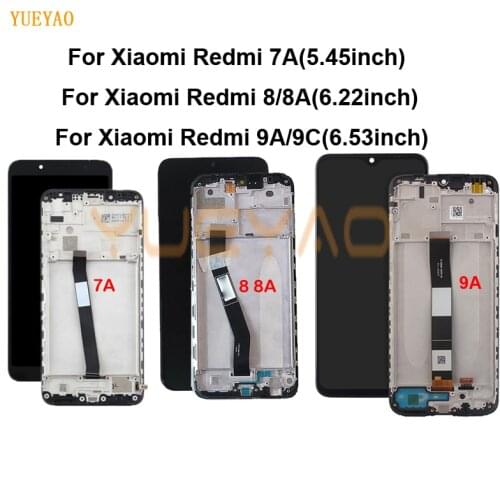 Without/With Frame For XIaomi Redmi 7 Redmi 7A Redmi 9 Redmi 9A Redmi 8 Redmi 8A LCD Display Touch Screen
