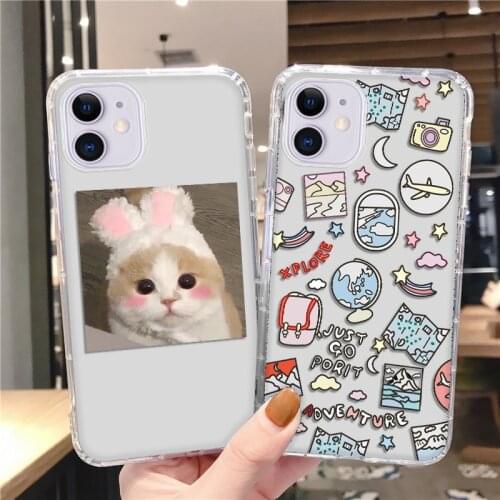 Case For iPhone 12 Pro Max Case Soft Funda iphone 11 Pro Max X XR XS 7 8 Plus 6 6S SE 2020 Cover IPhone11 12 Mini Silicone Coque