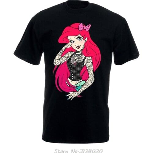Gothic Pretty Punk Princess Swag Funky Boys Men T Shirt Top Tee Cartoon T-Shirt Men Unisex New Fashion Tshirt Funny