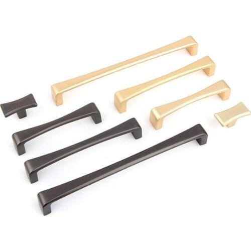 KK&FING Modern Simple Pearl Grey Zinc Alloy Cabinet Handles Cupboard Wardrobe Door Drawer Knobs Furniture Handle Hardware