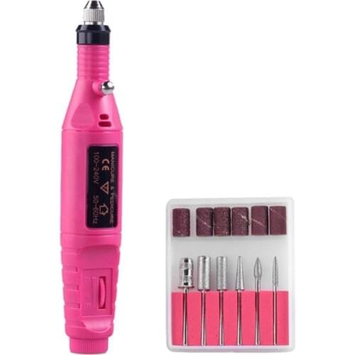 Ceramic Milling Cutter For Manicure Electric Drill Set With Nail Drill Bits Milling Cutter Manicure Machine Kit