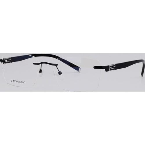 Sunny spot wholesale new rimless glasses frame mens glasses glasses exquisite business casual glasses frame custom