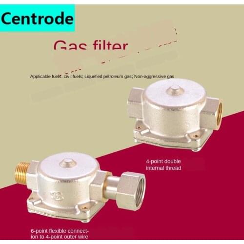 Natural Gas Liquefied Gas Gas Filter Wall-mounted Boiler Gas Water Heater High and Low Pressure Reducing Filter Valve