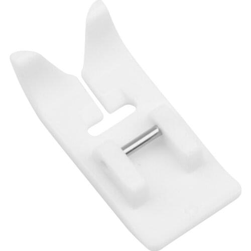 White Slippery leather Sewing Presser Foot DIY Plastic Non-stick Press Feet For Home Sewing Machine Accessories Presser Foot