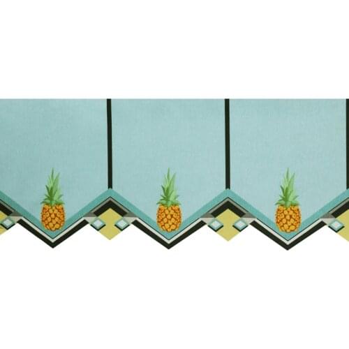 QGVLish 41cm Wide Chenille Pineapple Short Curtain Fabrics Lace DIY Valance Stage Childrens Bedroom Decor Curtain Accessories