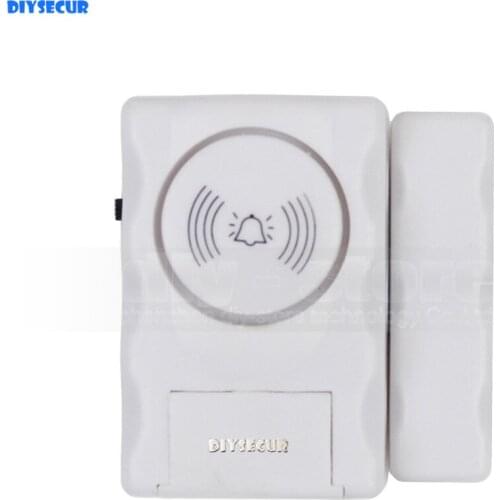 DIYSECUR Window / Door Entry Alarm Warning System Magnetic Sensor Home Security