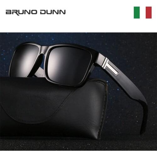 Bruno Dunn 2020 Sport Men Sunglasses Polarized Shockingly mirror Colors Sun Glasses Male Outdoor Driving Sunglass With Box