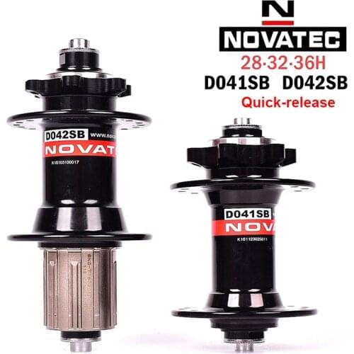 Novatec 32H Bike Hub D041SB D042SB Disc Card Brake MTB Mountain Bike Hub Bearing Bicycle Hubs 28 32 36 Holes 8/9/10/11Speed