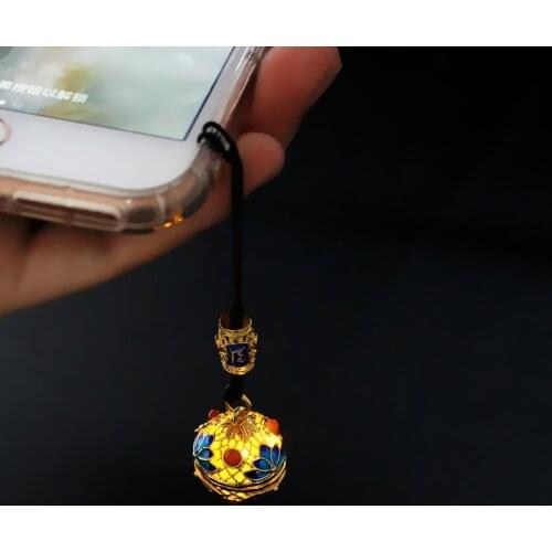 1PC Hollow Locket with Lamp Balloon Keychain Lamp Balloon Locket Cellphone strap Charm Fashion Jewelry