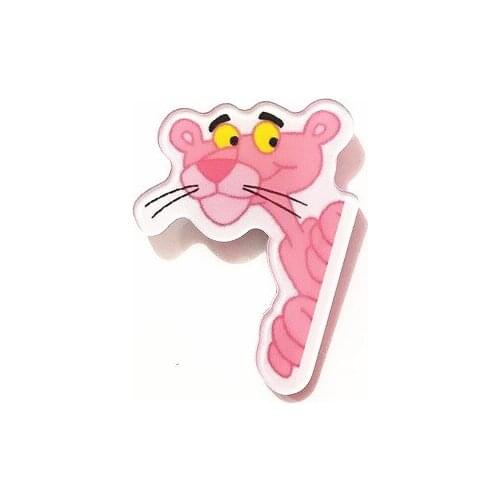 1Pcs Pink Panther Popular Brooches for Women Kids Lapel Pins Shoes Coat Decoration Badges Good Present For People Who Like Pink