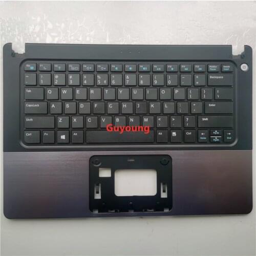 Laptop Palmrest Upper cover English keyboard For DELL Vostro V5460 5470 5480 5439 bottom base cover lower cover C Shell US
