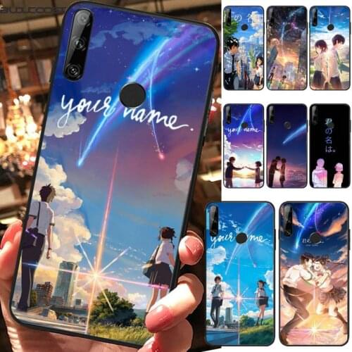 Hrmes Your Name Movie Anime DIY phone Case cover Shell for Huawei Y5 II Y6 II Y5 Y6 Y7Prime Y9 2018 2019