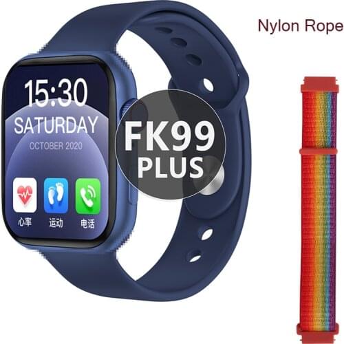 FIMAODZ New OriginalFK99 Plus Smart Watch 2021 Men Women 1.75 Inch Bluetooth Call Heart Rate Monitor Upgrade Sports Smartwatch