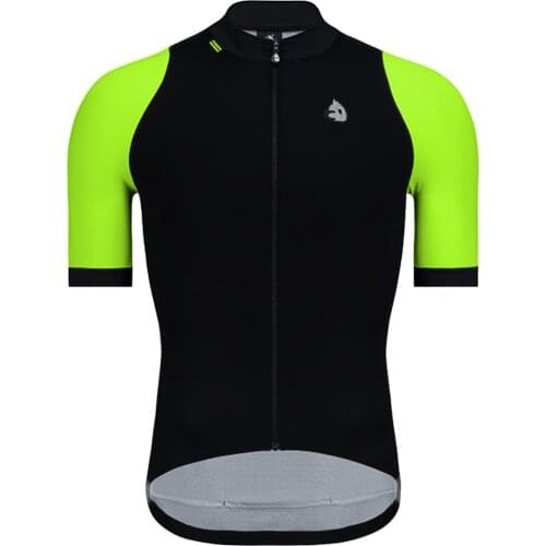 Fluo green Italy Miti Etxeondo jersey mujer Short Sleeve maiot ciclismo hombre Summer Breathable Quick Dry camisa de ciclismo