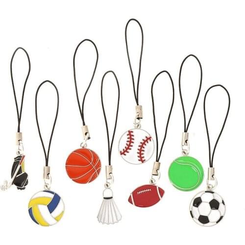 Mini Ball Basketball Keychain Toy Sport Key Chain Gift Car Ball Key Holder Ring For Players Men Women Keyring Birthday Gift Socc