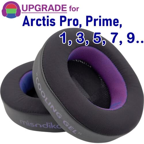 Misodiko Replacement Ear Pads Cushions Kit for SteelSeries Arctis Pro, 1/ 3/ 5/ 7/ 9X Gaming Headset, Headphones Repair Earpads