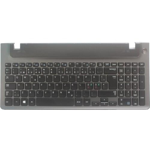 New NE laptop keyboard for Samsung 355V5C 350V5C 355 V5X Nordic keyboard layout with frame