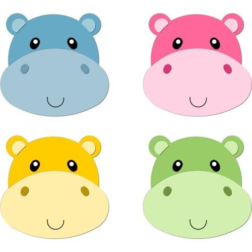 New hippopotamus Wooden die Scrapbooking C-84-8 Cutting Dies Compatible with most die cutting machines