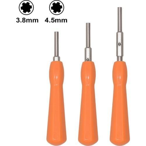 2 in 1 Gamebit 3.8mm 4.5mm Security Screwdriver 3.8 4.5 Tools Bit for Nintendo 64 NGC SFC NES Gameboy SEGA Game Cartridge System