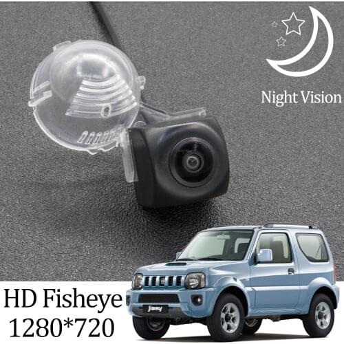Owtosin HD 1280*720 Fisheye Rear View Camera For Suzuki Jimny MK3 1999-2018 Car Vehicle Reverse Parking Accessories