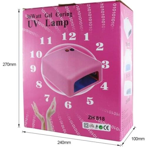 36W UV Glue Lamp Ultraviolet Purple Light Phone Screen Circuit Board Dryer Mobile Phone Repair Tool