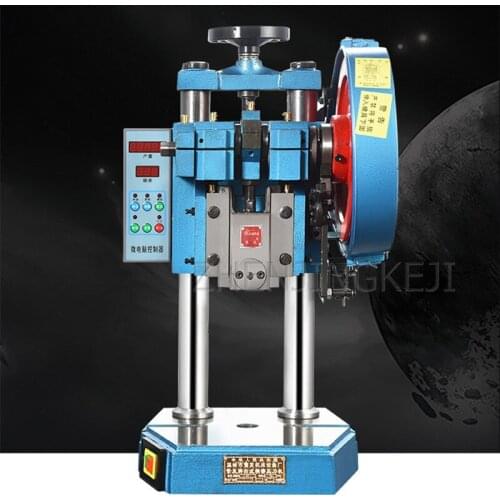Electric Punch Desktop Double Column Press Machine 220V/380V Pedal Manual Intelligent Small Precision Punching Machine Equipment