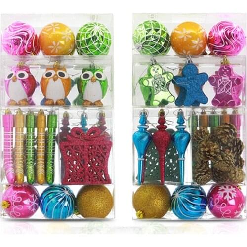 2021 New Year Christmas Tree Ornament Navidad Christmas Tree Decorations Owl Polystyrene Christmas Balls Christmas Decorations