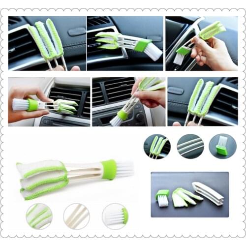 2PCS Car Air Conditioner Vent Outlet Cleaning Brush SLIT Cleaner Duster Brush for BMW E46 E39 E38 E90 E60 E36 F30 F30