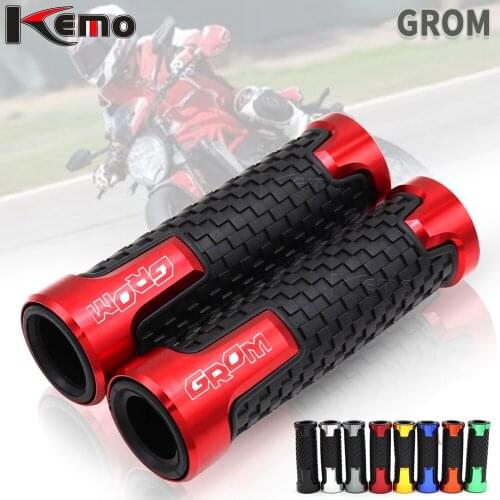 For HONDA GROM MSX 125 7/8" 22mm Universal Motorcycle Accessories CNC Aluminum Handlebar Hand Grips Handle Bar End Grip