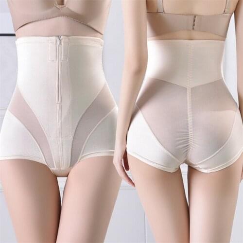 High Waist Trainer Women Sexy Butt Lifter Tummy Control Panties Zipper Bodysuits Body Shaper Shapewear Slimming Underwear
