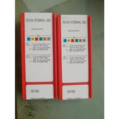 10PCS CARBIDE INSERT R215.44-15T304M-WL 4030