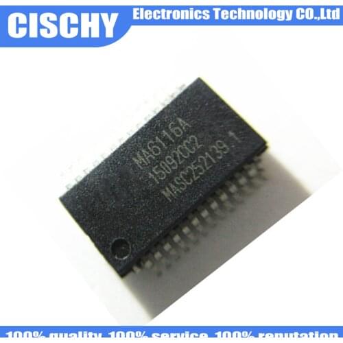 2PCS MA6116 SSOP MA6116A SSOP-28