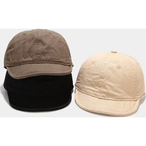 2021 solid color cotton Casquette Baseball Cap Adjustable Snapback Hats for men and women 57