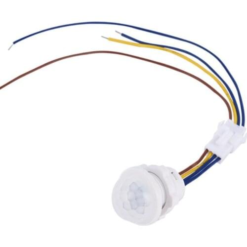 Automatic 110-265V PIR Sensor Detector Smart Switch Mini Time Delay LED Sensor Infrared Motion Sensor Detection Light Switch