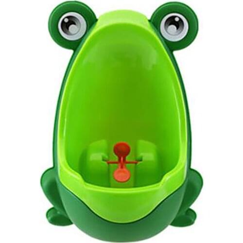 Baby Boy Wall-Mounted Hook Frog Potty Toilet, Vertical Stand Peeing Training Frog Urinal, Infant Child Kid Bathroom Frog Urinal