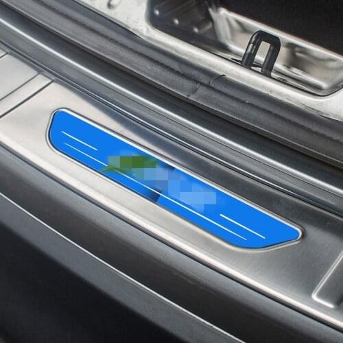 For Mazda CX-5 CX5 CX 5 2015-2018 stainless steel Exterior and Interior Rear Trunk Bumper Scuff Plate Door Sill Car accessories