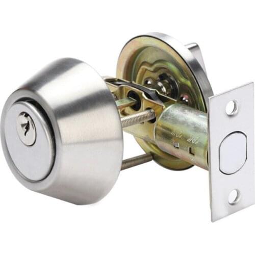 Home Hidden Stainless Steel Door Lock Handleset Single Cylinder invisible Mechanical bedroom Lock Hardware Accessories