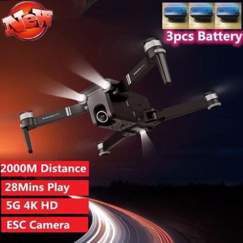 Two Miles Four K Aerial Photography Gps Follow Me 5g 4 K Camera Esc Wifi Fpv Rc Drone With Double Brushless Rc Engine Drone Toy