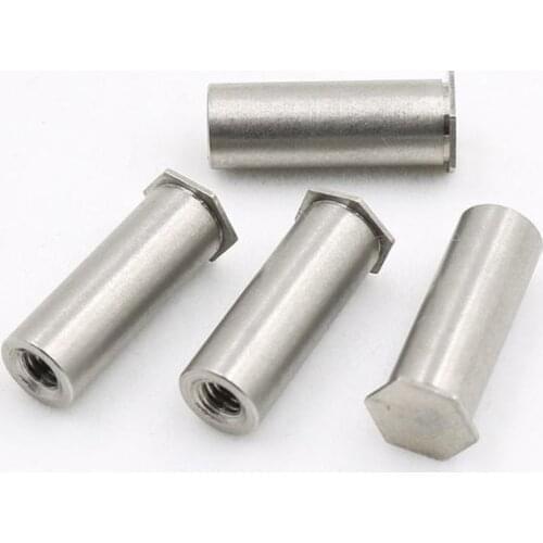 BSO4-632 Self Clinching Standoff Hex Blind Rivet Threaded Standoffs Server Cabinet Sheet Metal Spacer Insert Nut Screw Column PC